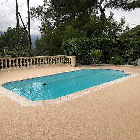 Charmante Villa à 15 min de Nice avec piscine Blausasc Exterior foto