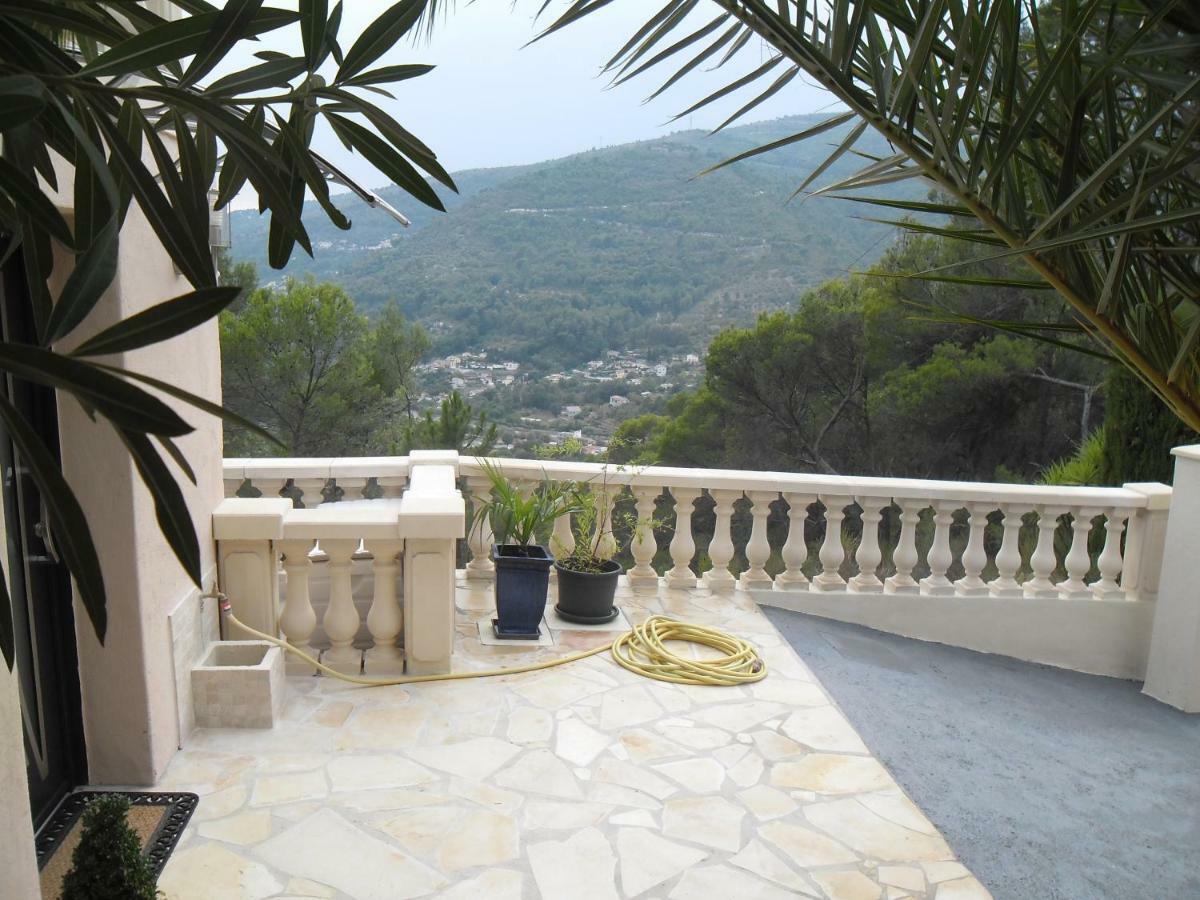 Charmante Villa à 15 min de Nice avec piscine Blausasc Exterior foto